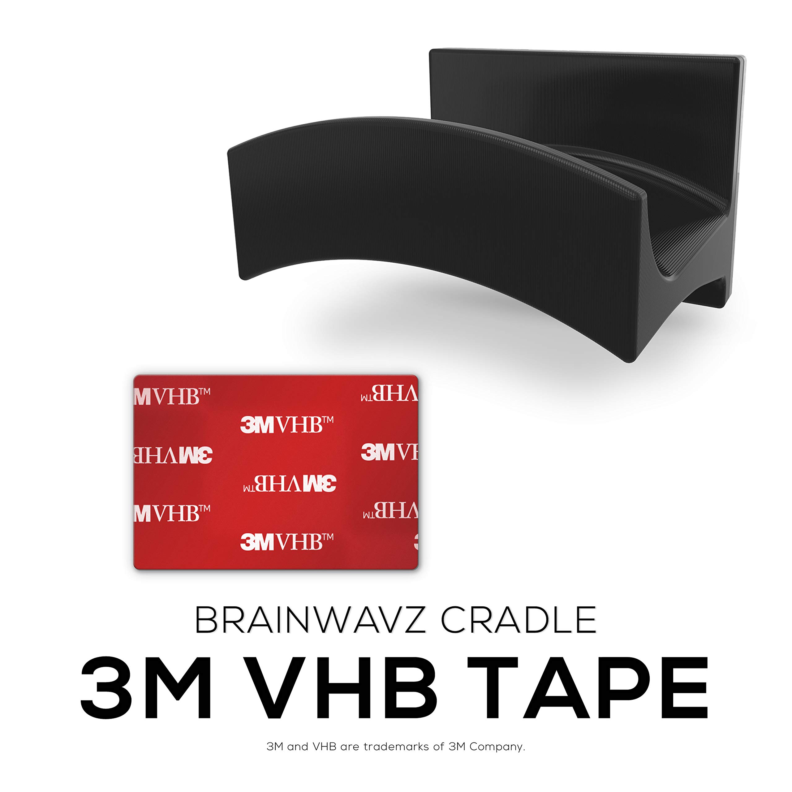 Brainwavz Large Headphone Stand & Hanger - Universal Holder for Wide Headbands (2 Pack) | Compatible with AKG K701, K7902, K204, Sony MDR-7506, Sennheiser, Audio-Technica Headsets | Perfect for Gaming Setup, Office Desk & Home Audio Station