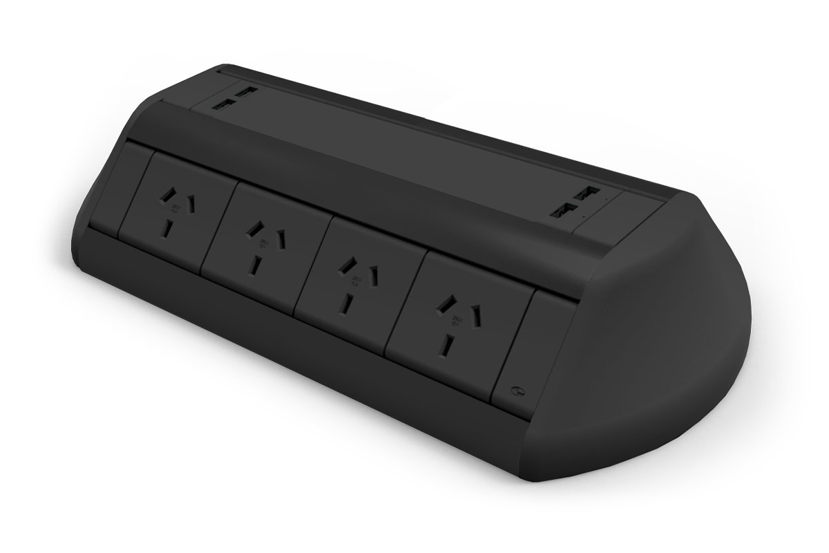 CMS Odyssey Above Desk Power Strip with 8 Outlets - Perfect for Home Office, Gaming Setup, and Workspace Organization