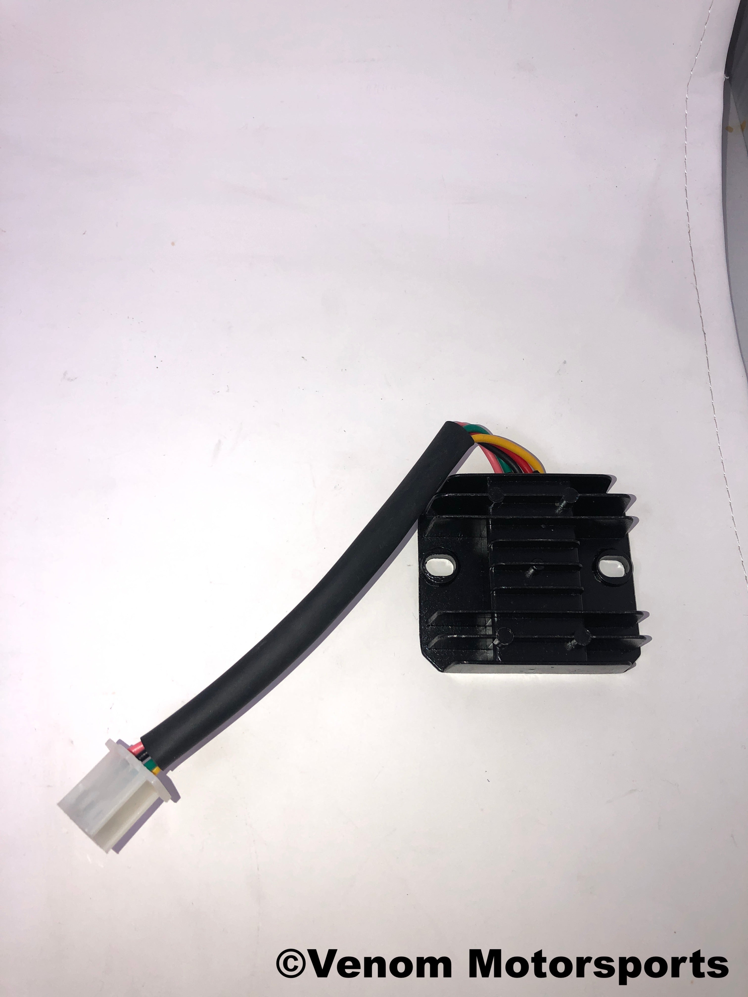 Venom 50cc Fatboy Voltage Regulator Replacement - Compatible with ATVs, Dirt Bikes & Scooters - Ensures Stable Power Supply for Off-Road Adventures