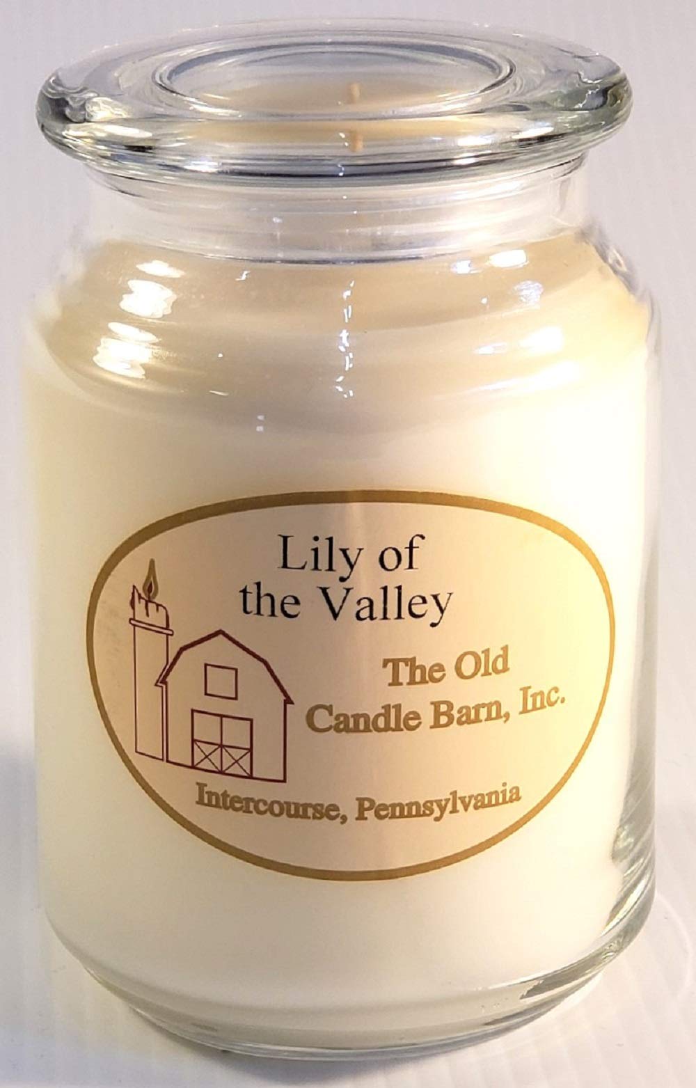 Lily of The Valley 26oz Scented Jar Candle - Handmade in USA - Natural Soy Wax for Home, Spa & Romantic Ambiance - Perfect for Relaxation, Meditation & Gift Giving