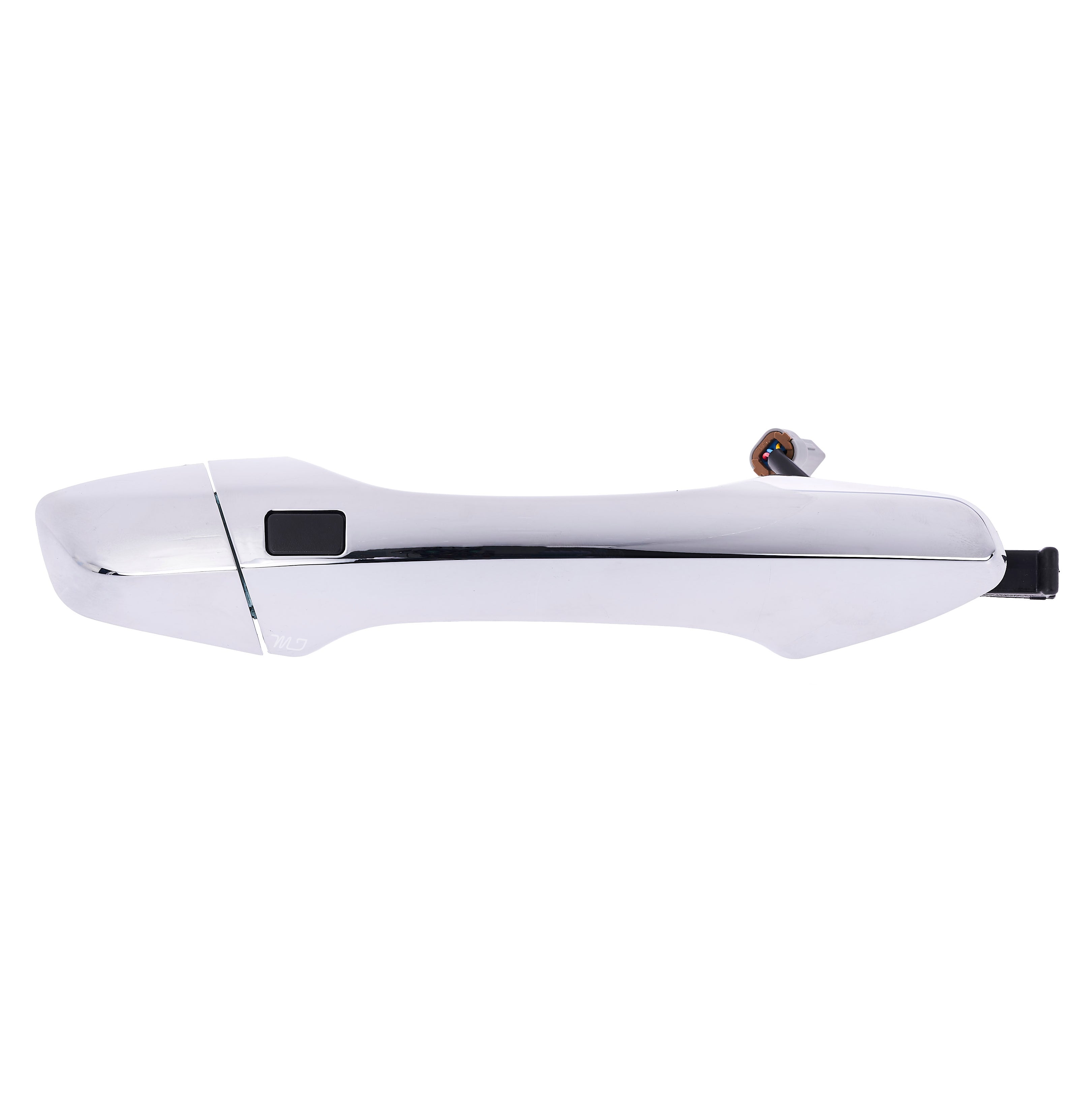 2013-2014 Hyundai Santa Fe Sport Chrome Front Right Exterior Door Handle Replacement (No Keyhole) - Perfect for Car Repair & Auto Parts Upgrade