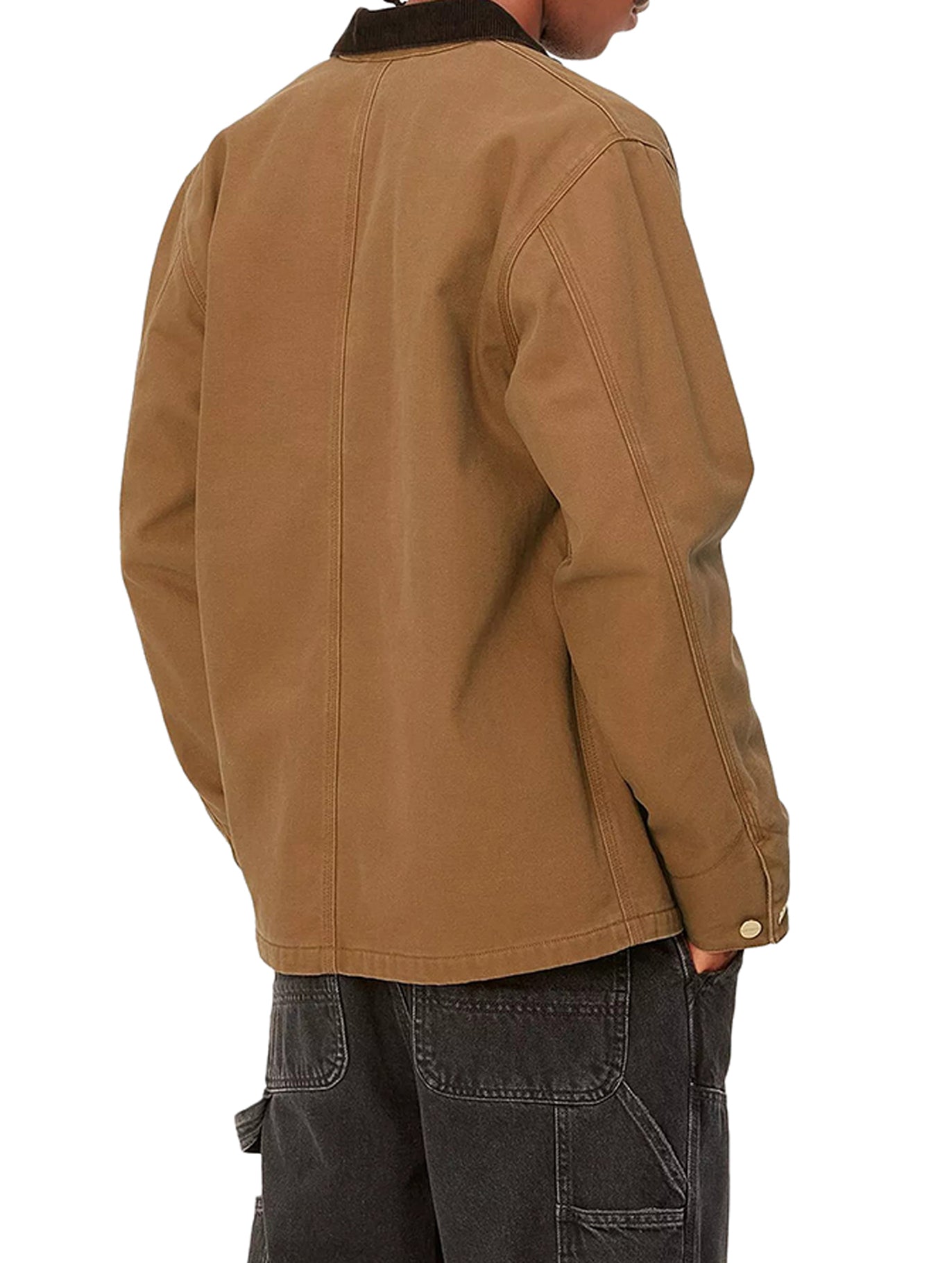 Michigan Dearborn Canvas Jacket with Velvet Collar - Stylish Winter Coat for Men & Women | Perfect for Outdoor Activities, Casual Wear & Cold Weather