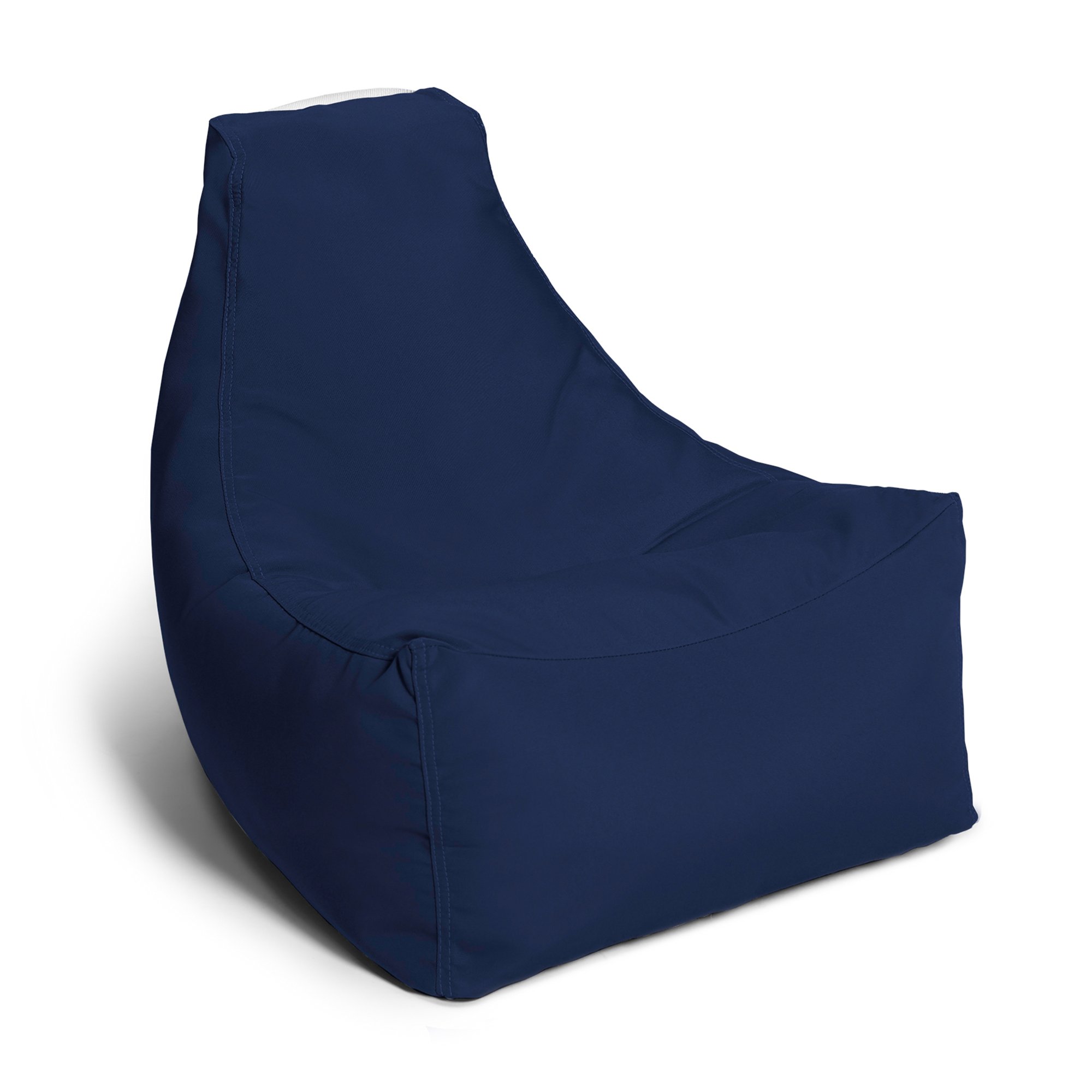 Jaxx Juniper Jr Outdoor Kids Bean Bag Chair - Waterproof Garden Chair for Children, Navy Blue - Perfect for Backyard, Patio, Camping & Indoor Playroom