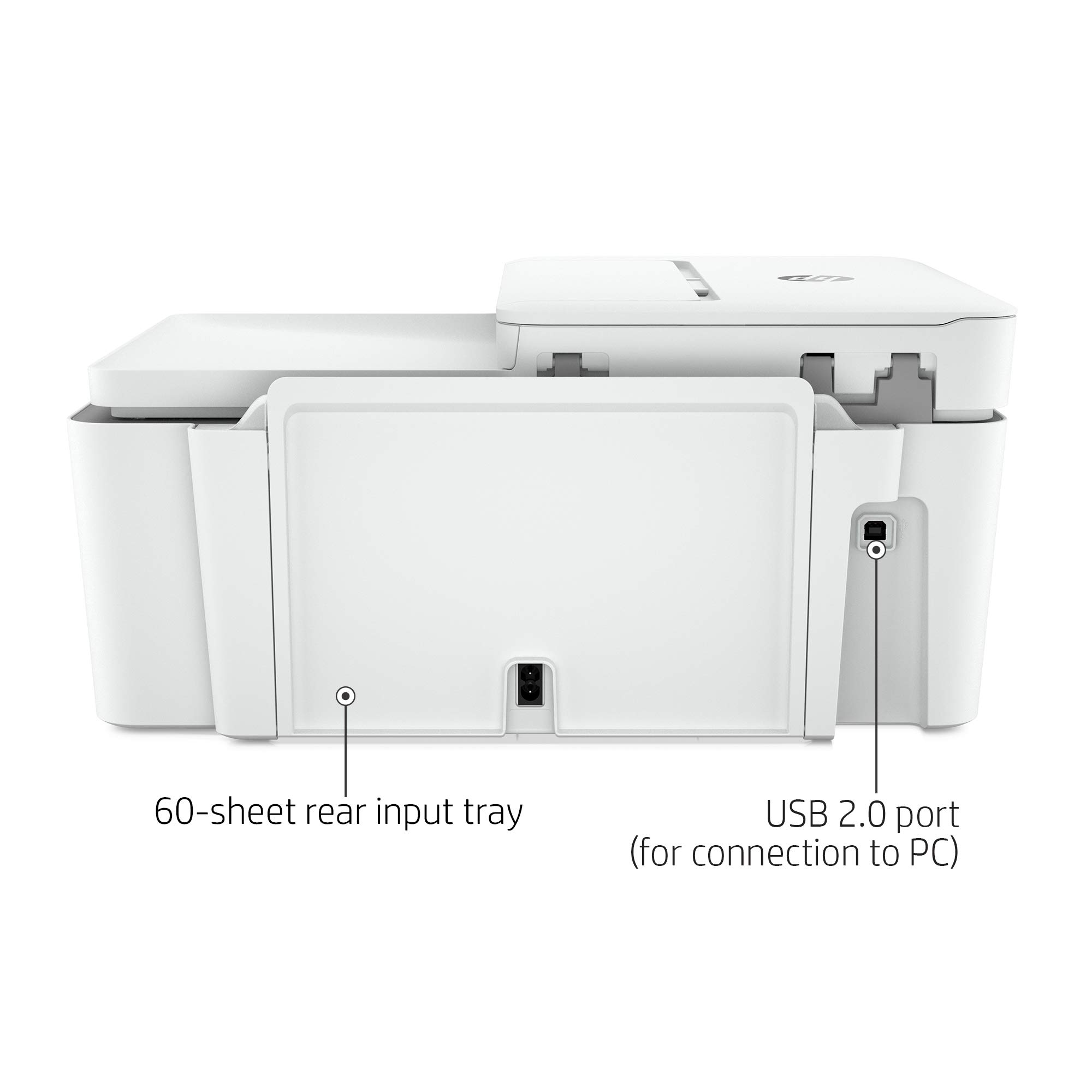 HP DeskJet 4155e Wireless Color Inkjet Printer - Print, Scan, Copy | Easy Setup & Mobile Printing | Ideal for Home & Small Office | Includes 3 Months Instant Ink | White | Perfect for Remote Work & Student Projects