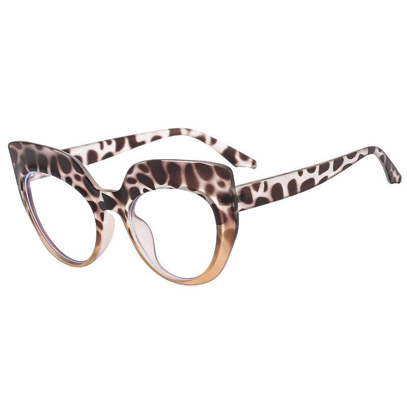CCspace Women's Full Rim Cat Eye Eyeglasses Frame TR90 Lightweight & Durable - Stylish Reading Glasses for Work, Office & Everyday Wear