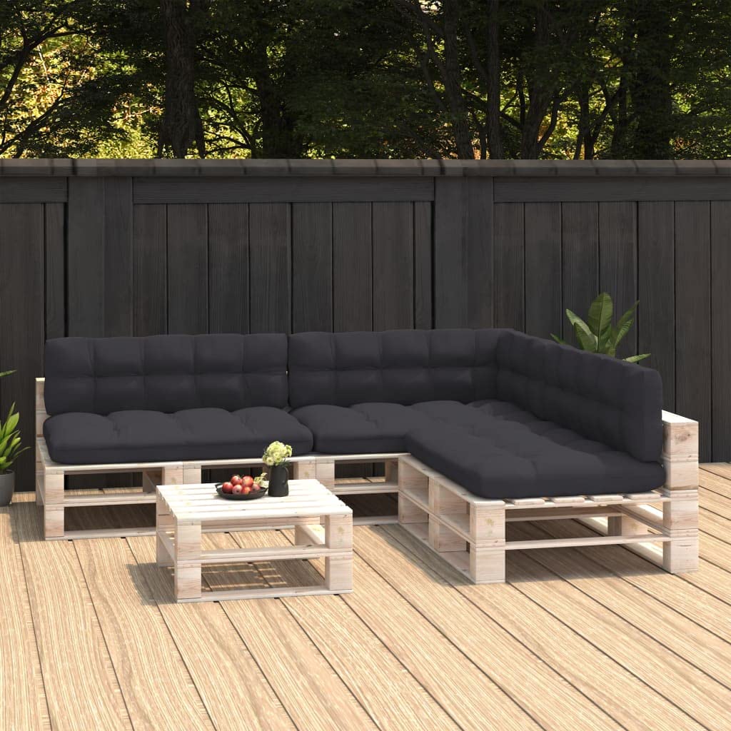 CHARMMA 7-Piece Outdoor Patio Sofa Cushion Set - Waterproof, UV-Resistant & Durable Garden Seat Cushions for Patio Furniture (47.2