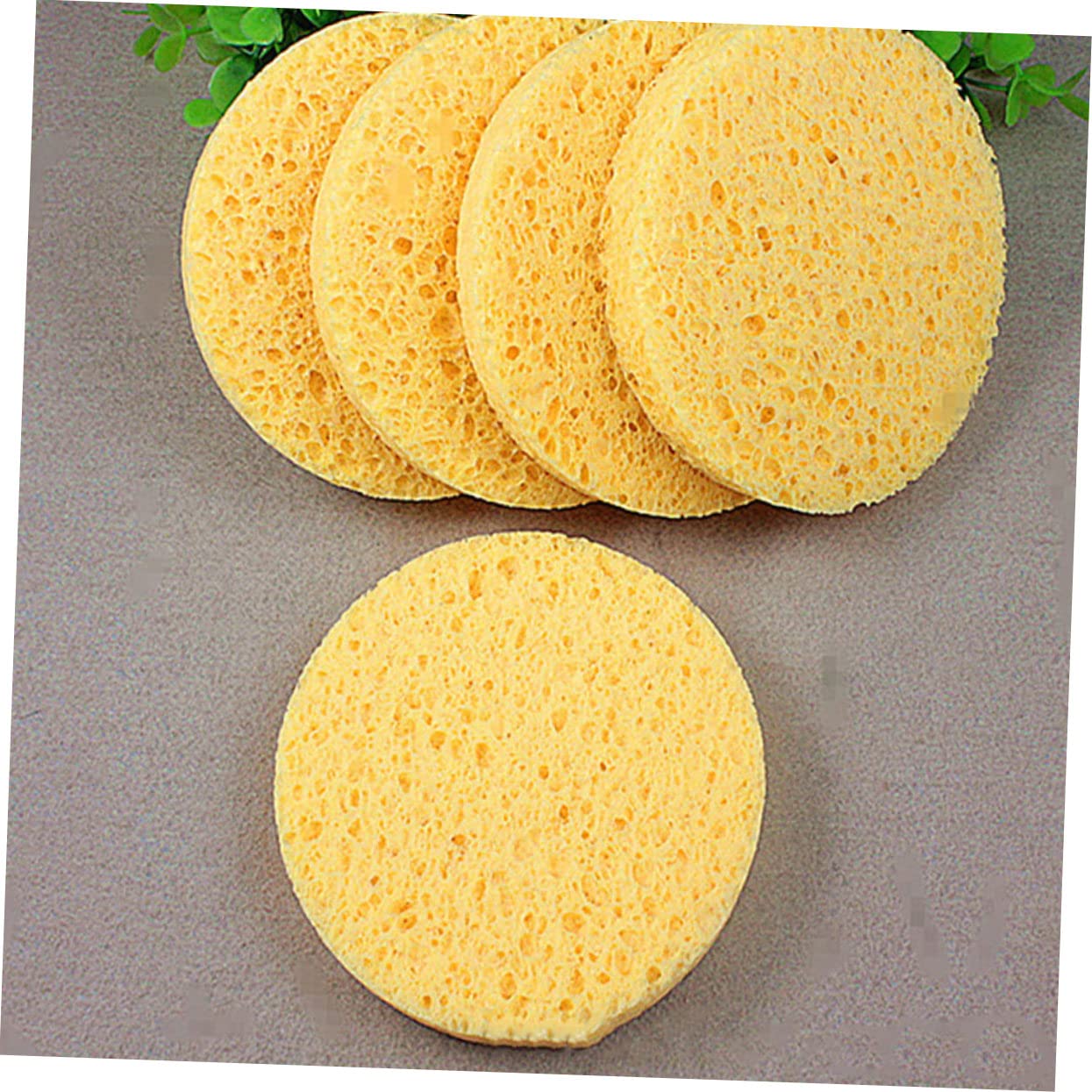 FOMIYES 100pcs Makeup Puff - Soft Face Cleaning Pads for Salon & Home Use