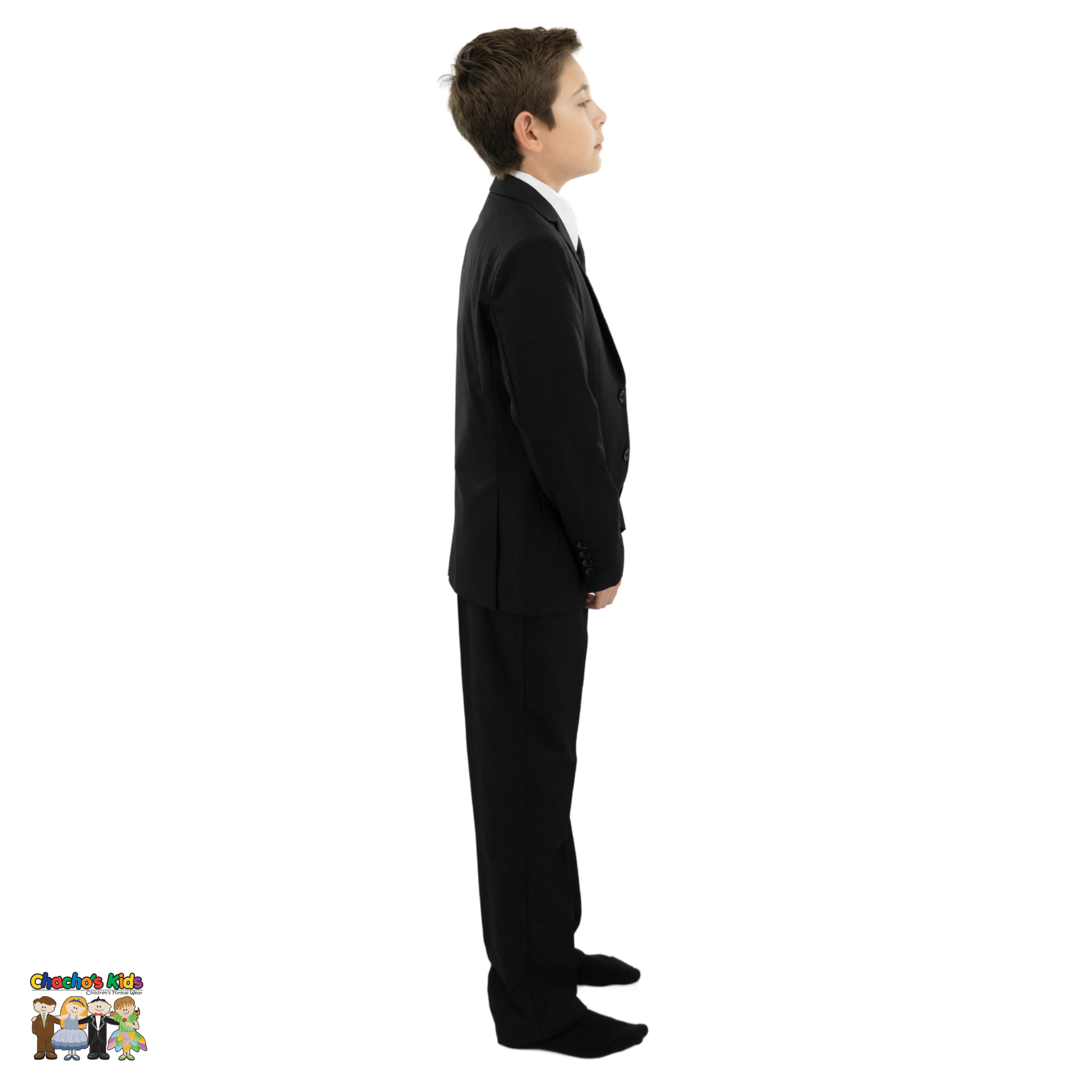 Classic Men's Business Suit (BJ4005) - Premium Black Formal Wear for Office, Interviews & Weddings - Slim Fit Professional Attire for Groomsmen & Business Meetings