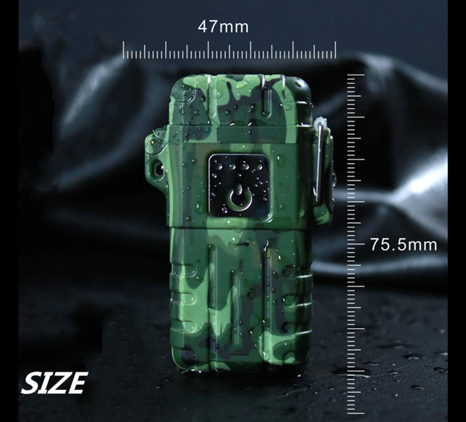 Waterproof USB Rechargeable Plasma Lighter for Camping & BBQ