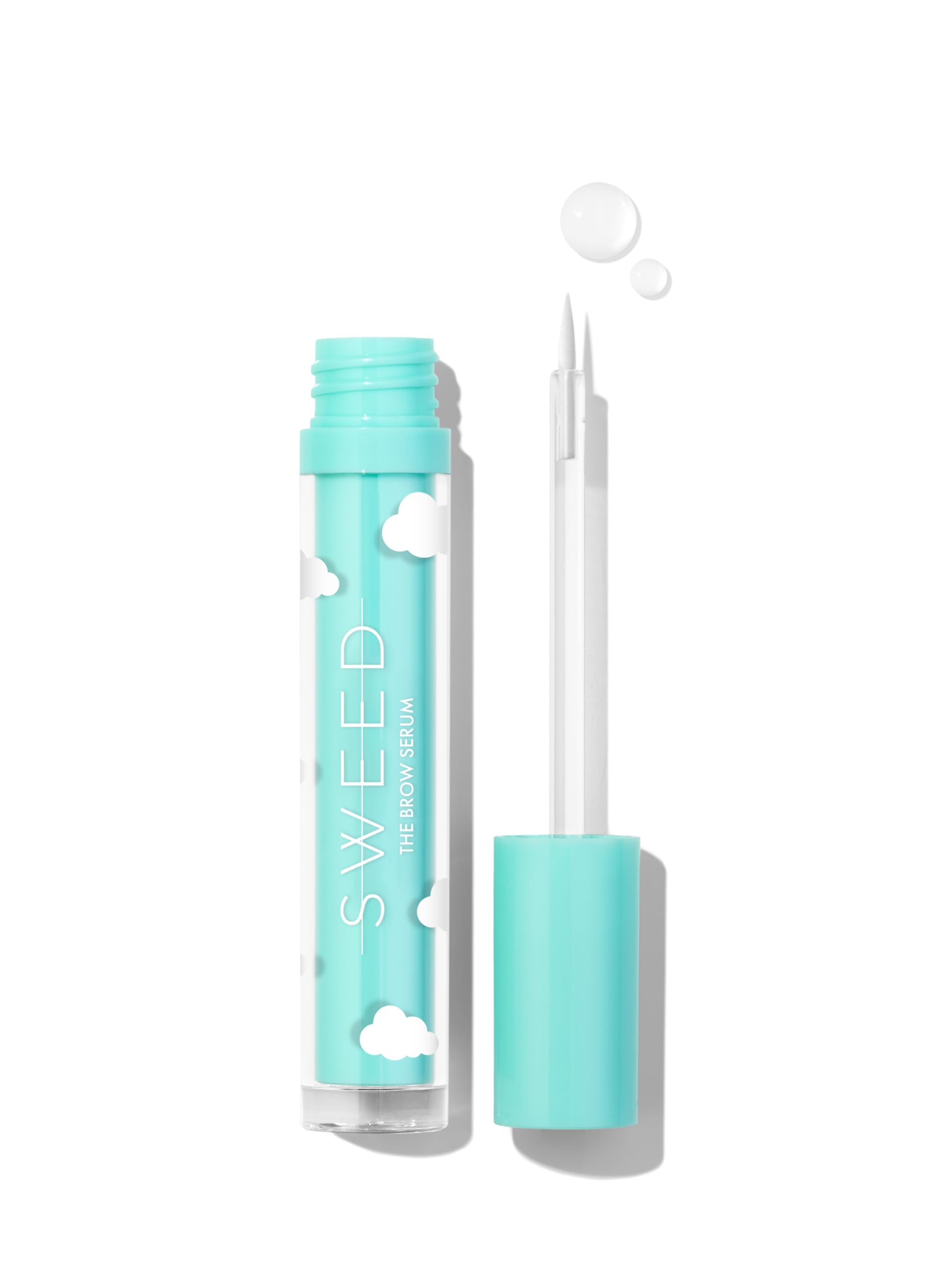 SWEED Brow Growth Serum with Peptides, Biotin & Keratin - Vegan, Cruelty-Free & Clean Beauty Formula (0.10 fl oz | 3 ml) - Enhance Eyebrow Thickness for Natural Fuller Brows - Perfect for Daily Eyebrow Care & Styling