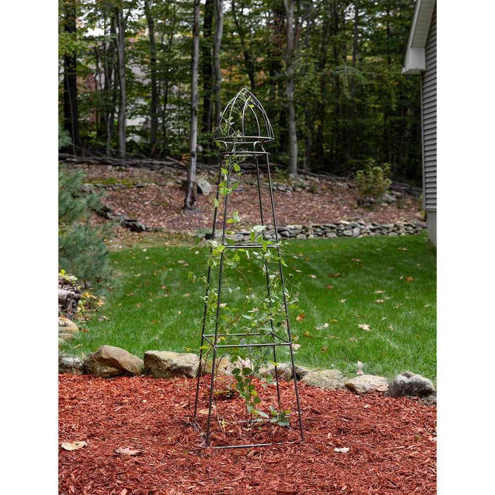 Achla Designs Minar Pylon - Elegant Garden Obelisk for Outdoor Decor | Perfect for Landscaping, Patio, and Backyard Accents
