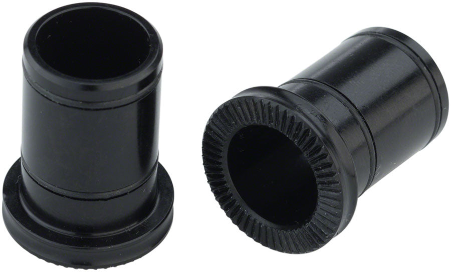 All City Go Devil Front Hub Conversion Caps - 12mm Thru Axle in Black | Premium Bike Hub Adapters for Road & Mountain Bikes | Perfect for Commuting, Trail Riding & Urban Cycling