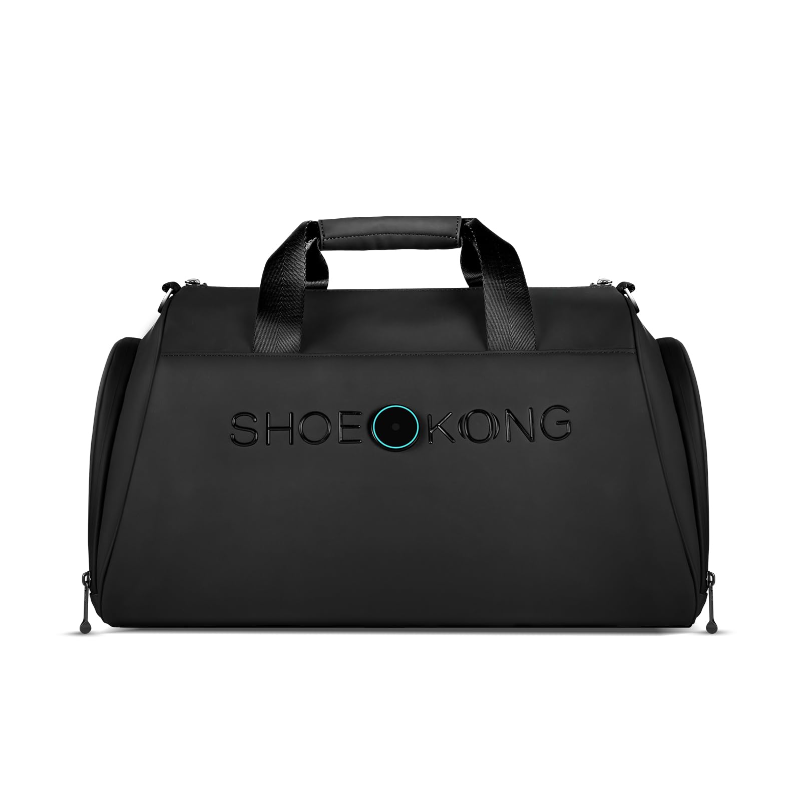 **21L Smart Sports Gym Bag for Men & Women - Waterproof Wet Pocket & Shoe Compartment - Durable Duffel Bag for Travel, Workout, Swimming & Fitness (Black) - Perfect for Gym, Yoga & Weekend Getaways**