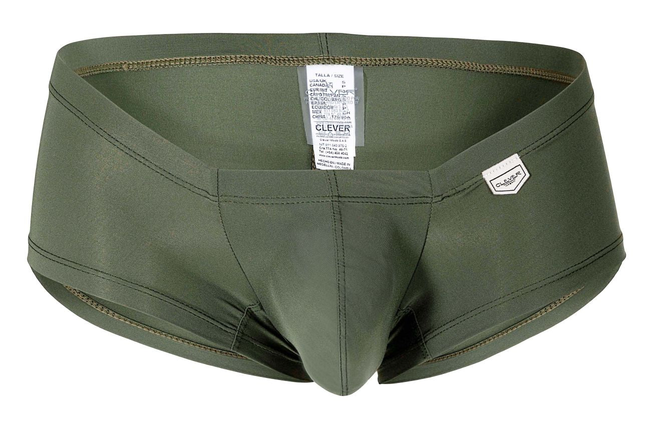 Premium Australian Latin Trunks - Olive Green & Dark Green 3-Pack | Comfortable Swim Briefs for Beach, Pool & Gym Workouts