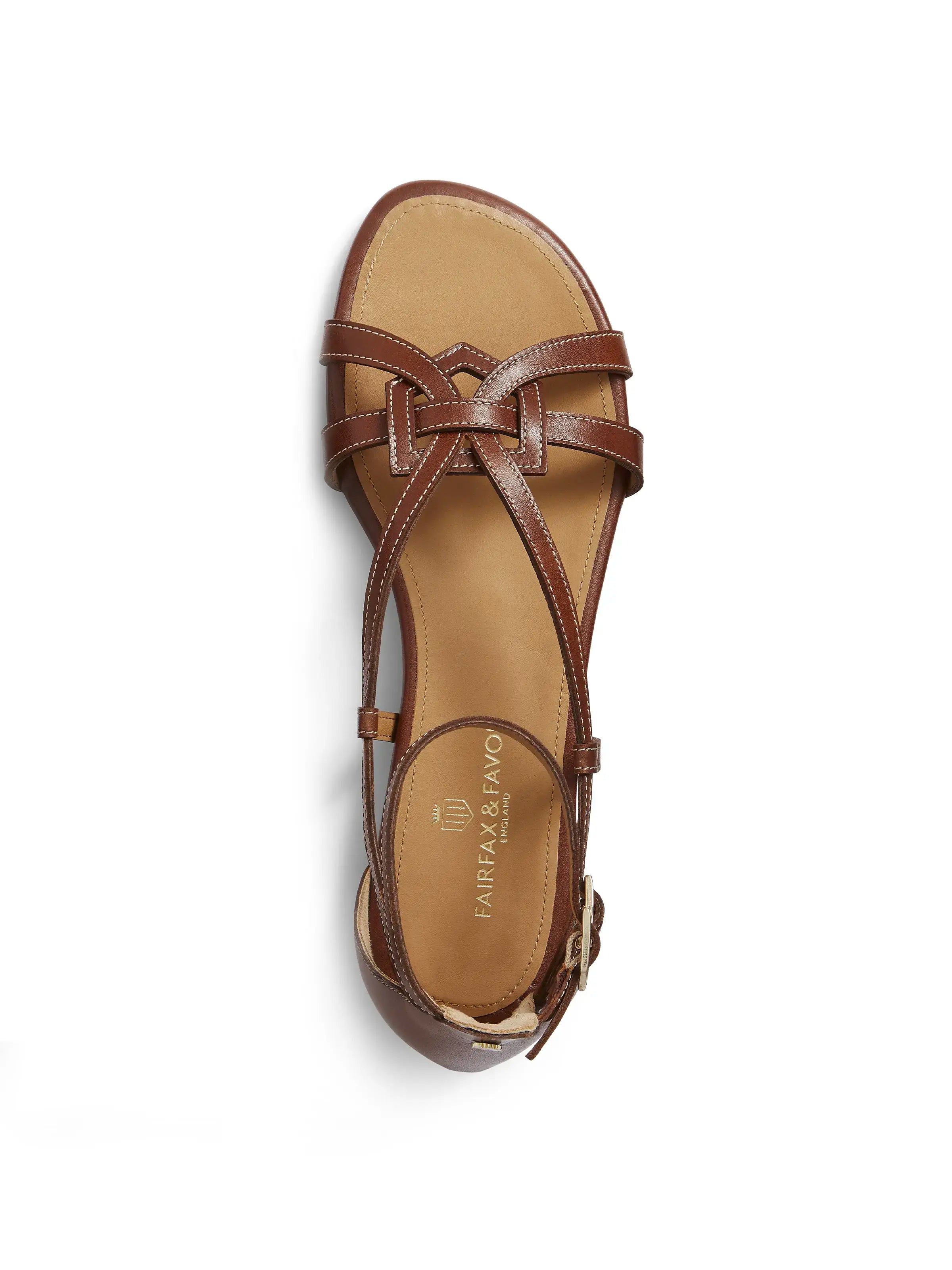 Rome Sandals for Women - Genuine Tan Leather Comfortable Summer Walking Shoes - Perfect for Beach, Travel & Casual Outfits