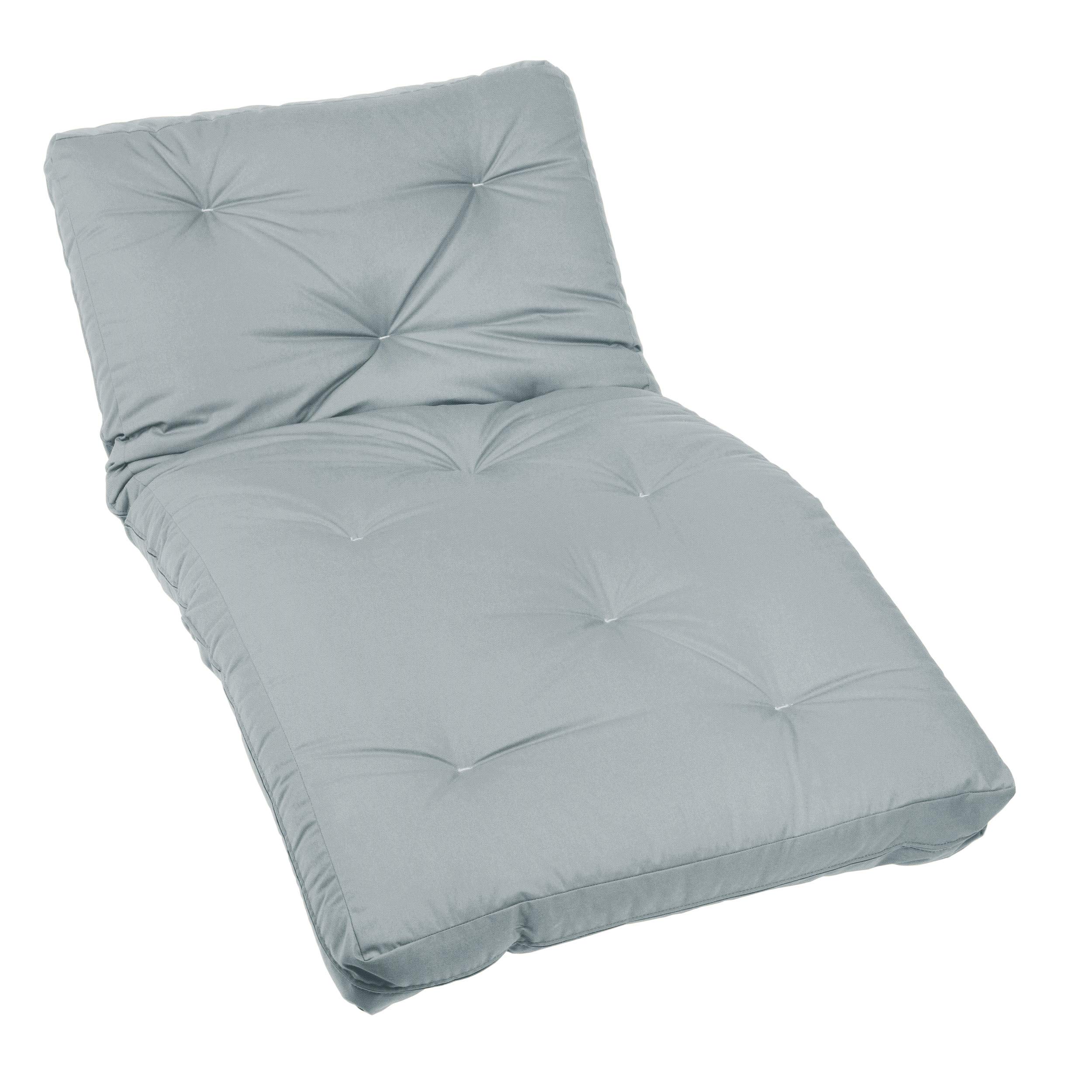 Mozaic Basic Twin Futon Mattress - Silver Gray Sofa Bed Mattress for Small Spaces, Guest Rooms & Dorm Rooms | Comfortable & Space-Saving Solution