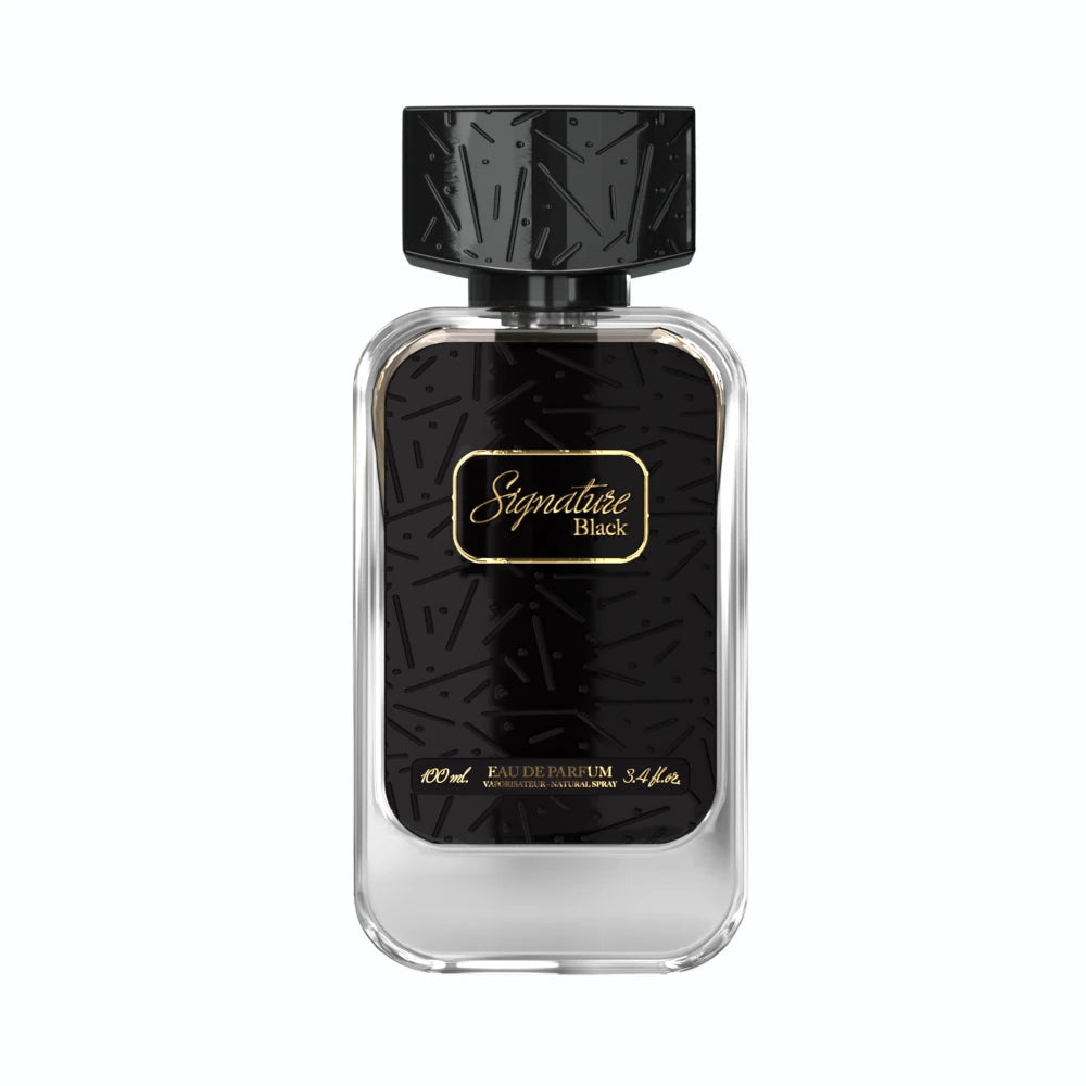 Signature Black Eau de Parfum 100ml - Premium Men's Fragrance for Date Night, Office & Special Occasions