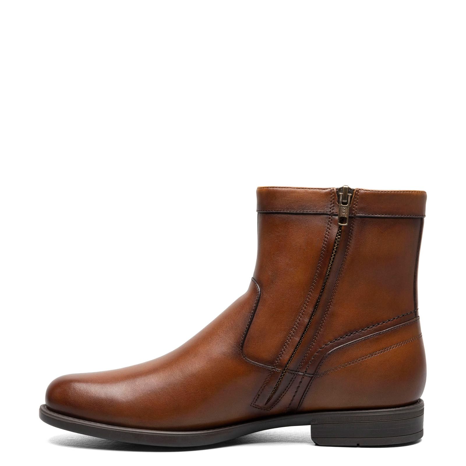 Florsheim Men's Midtown Boot - Comfortable & Stylish Leather Ankle Boots for Casual & Business Wear - Perfect for Office, Travel & Outdoor Activities
