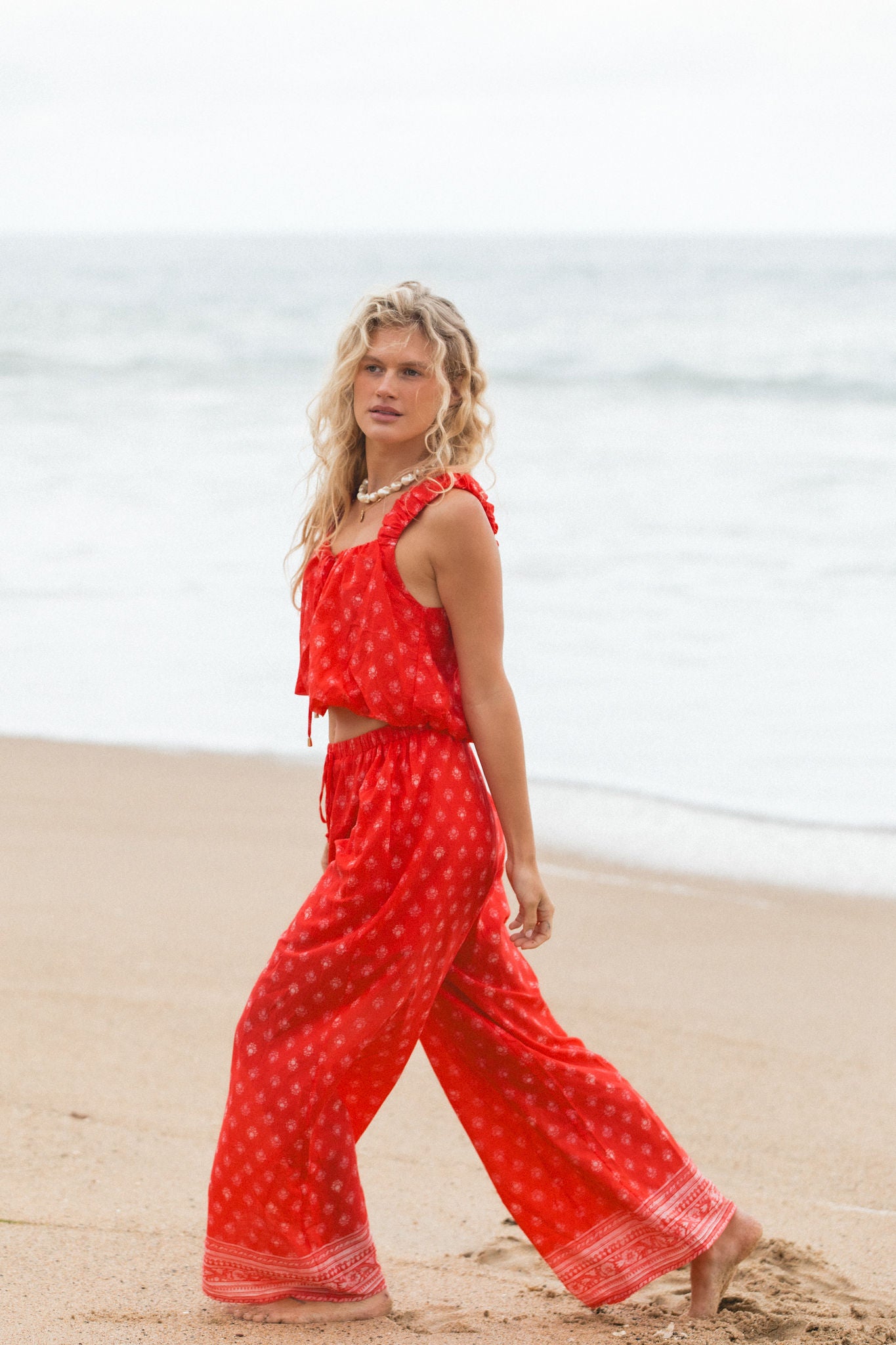 Solana Woven Cotton Pants for Women - Comfortable Lightweight Breathable Casual Trousers - Perfect for Yoga, Travel & Everyday Wear