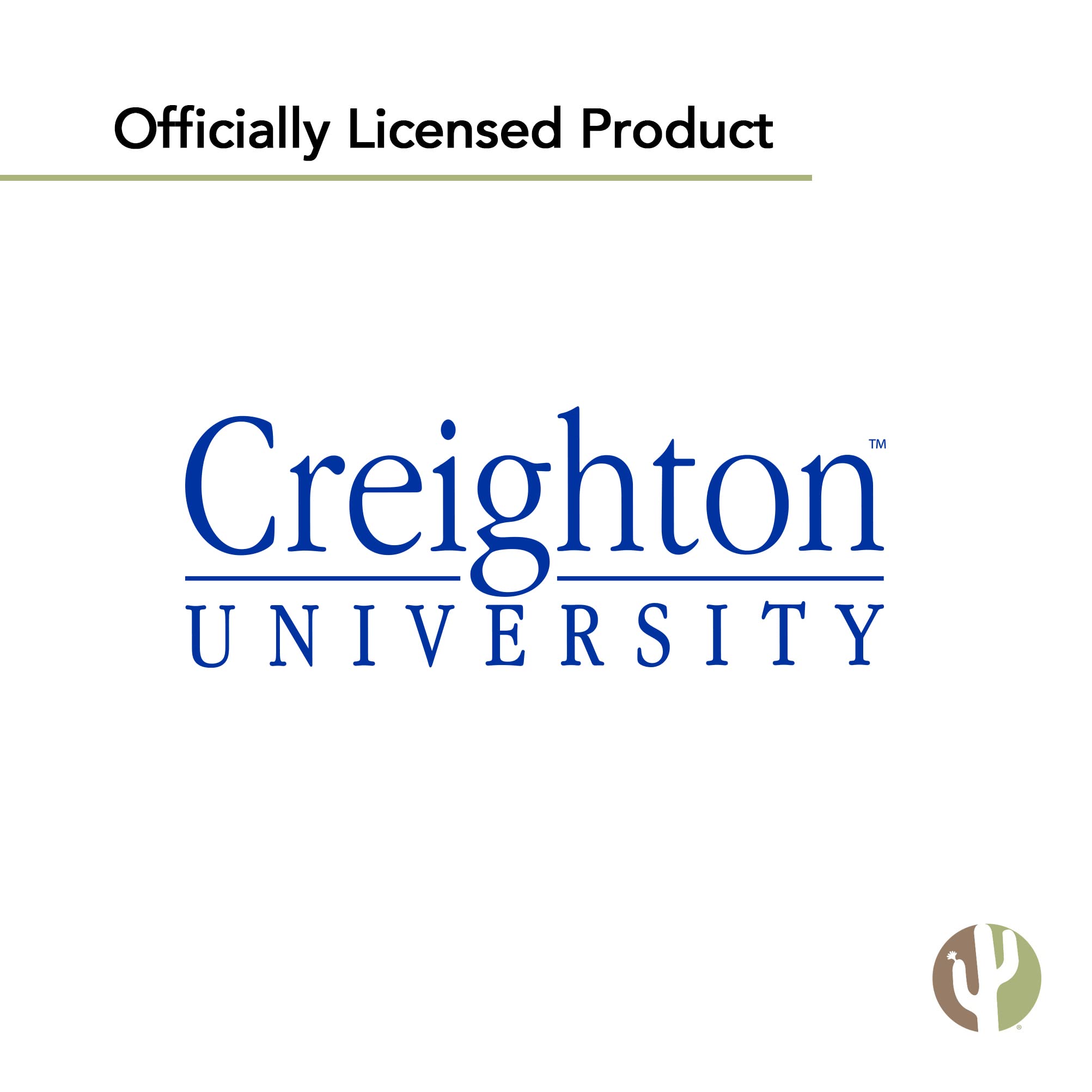 Creighton University CU Bluejays Desert Cactus Vinyl Decal Sticker - Waterproof Laptop, Water Bottle, Car, Scrapbook Decor - Perfect for College Dorms, School Spirit, Fan Gifts & DIY Crafts