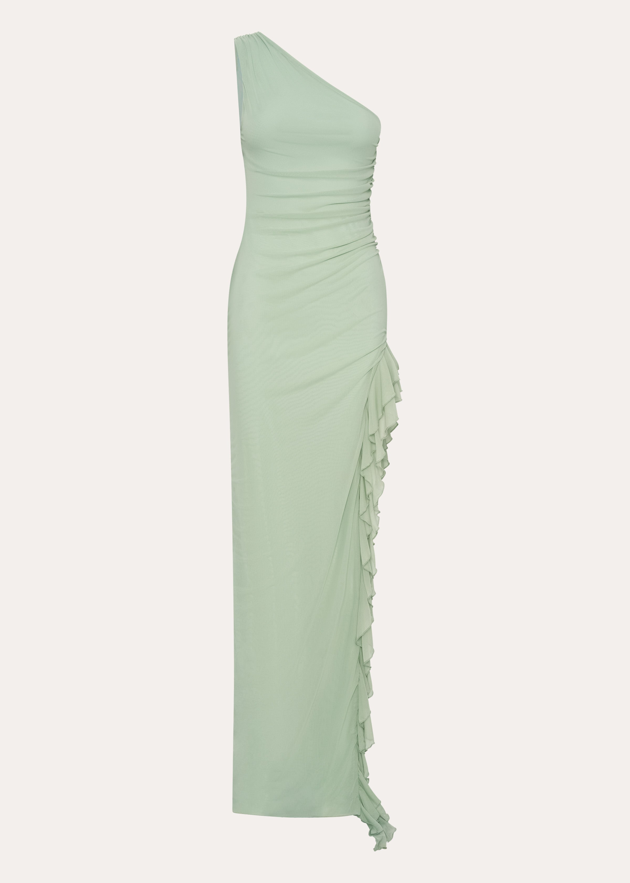 Clarence Maxi Dress for Women - Flowy Long Boho Summer Dress in Sage Green - Perfect for Beach, Vacation, and Casual Outings