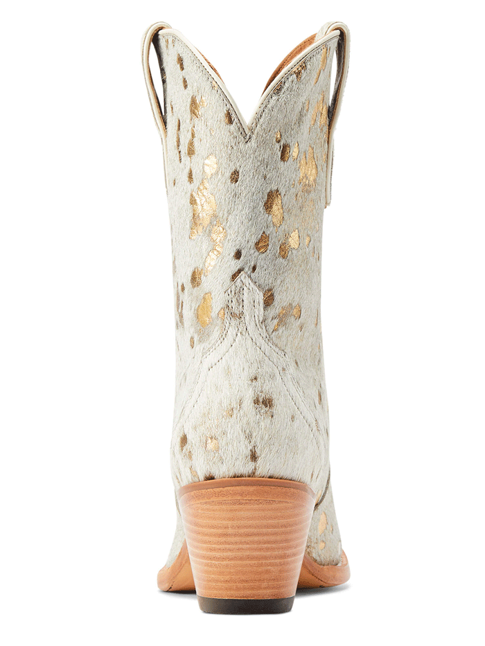 Ariat Women's Bandida Western Boots - White Metallic Hair On Cowhide Leather - Stylish & Comfortable for Riding, Country Fashion & Everyday Wear