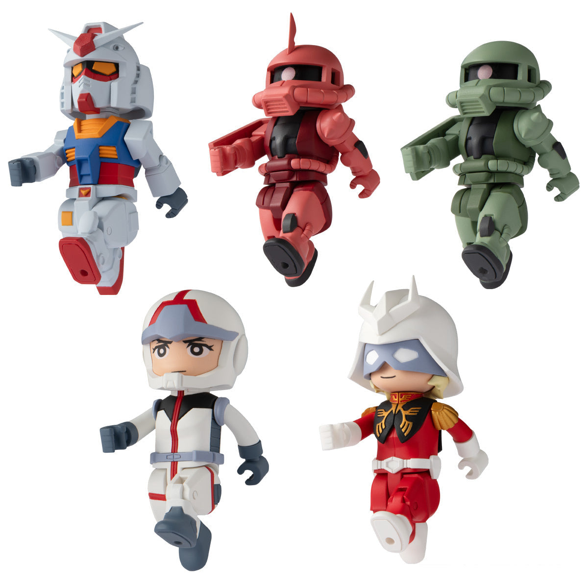 Bandai Bitlot Gundam Action Figures - Complete Set of 10 Collectible Model Kits for Gundam Fans | Perfect for Display, Gifts & Anime Collections
