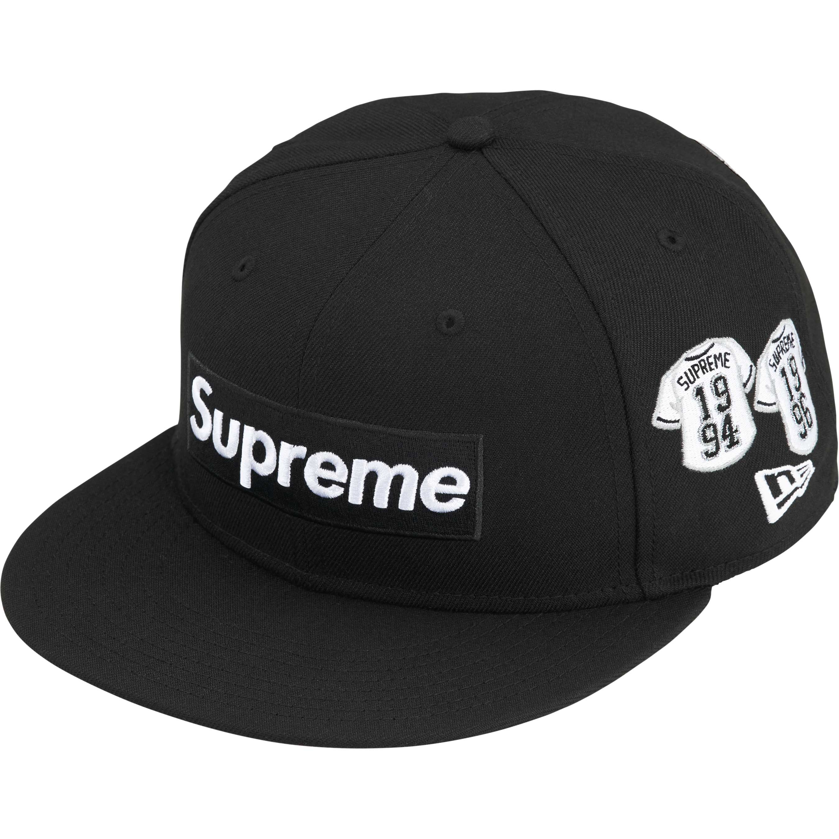Supreme Box Logo New Era Jersey - Black - Official Streetwear for Urban Fashion & Sports Fans
