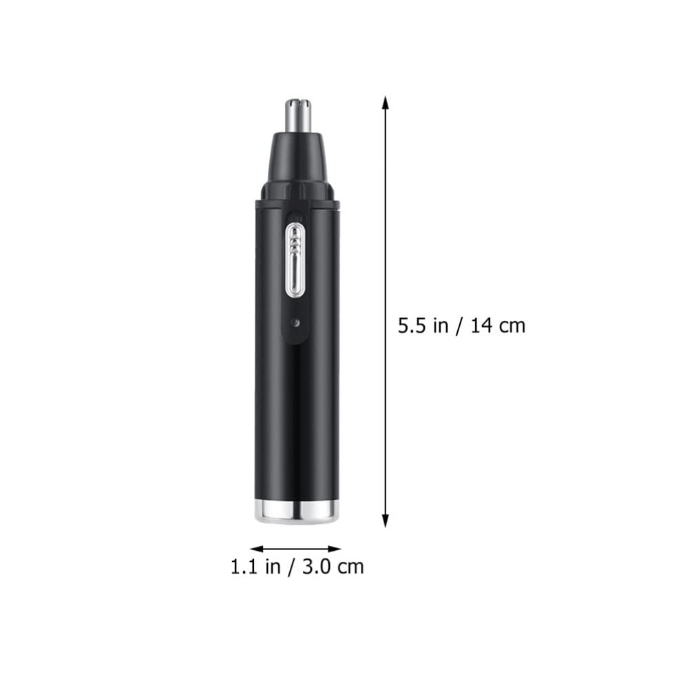 Professional Men's Grooming Kit - Nose Hair Trimmer, Mustache Trimmer, Eyebrow Trimmer & Facial Hair Remover with Oil Cleanser - Home & Travel Hair Removal Tool for Men's Grooming Routine