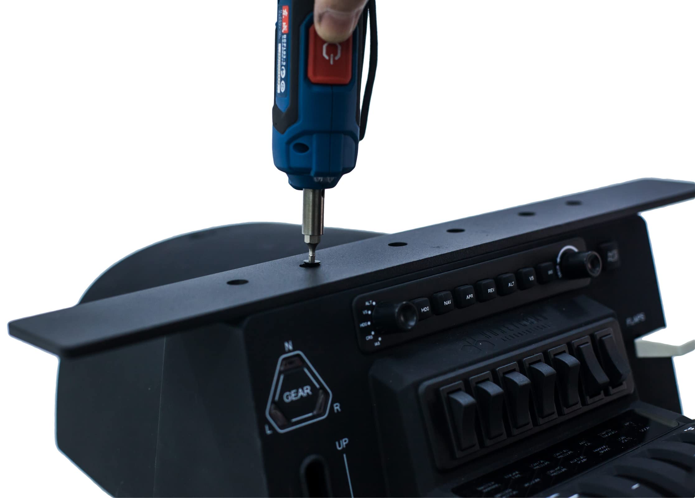 Honeycomb Alpha Bravo & Logitech Yoke Desk Mount - Heavy Duty Flight Simulator Mount with Allen Key for Gaming Cockpit Setup | Perfect for Flight Simulation Enthusiasts & Home Cockpit Builders