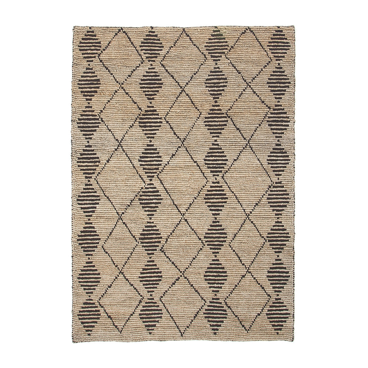 Kenya 25 Handwoven Natural Jute Rug - Boho Chic Floor Decor for Living Room, Bedroom & Nursery