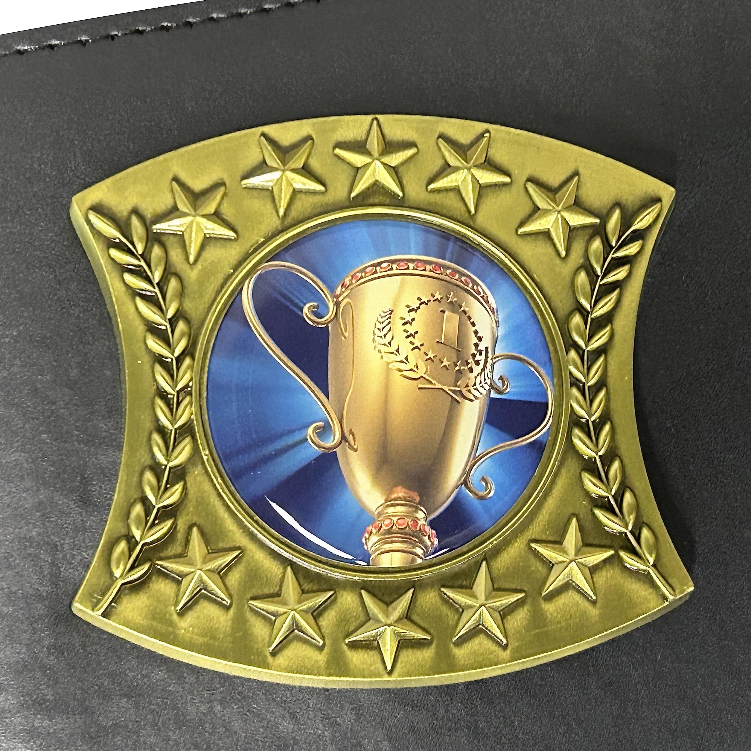 51 Inch Heavy Large Leather MVP Champion Trophy Belt - Most Valuable Player Award for Sports, Wrestling & Competition - Perfect Gift for Champions, Coaches & Athletes