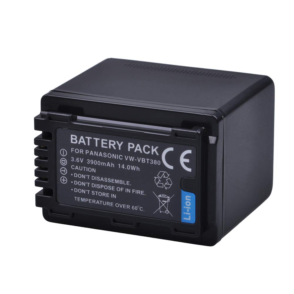 Rechargeable Battery Pack for Panasonic HC-V180 Series Camcorder - Compatible with HC-V180K, HC-V180EB-K, HC-V180EG-K Models - Perfect for Travel Vlogging, Outdoor Filming & Professional Videography