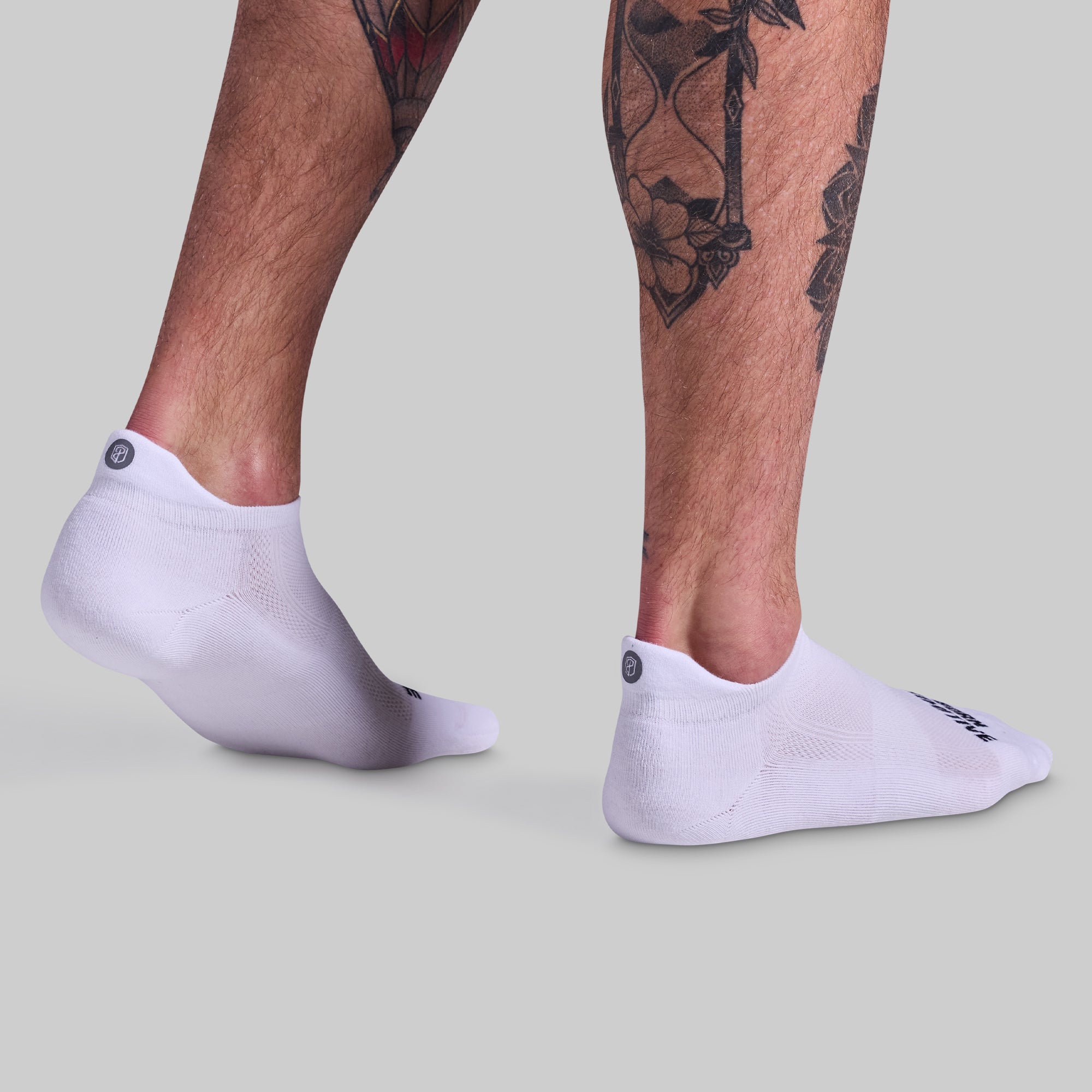 Performance Ankle Socks 3-Pack - Breathable Athletic Socks for Running, Gym & Workout - Comfortable No-Show Socks for Men & Women (White) - Perfect for Sports, Daily Wear & Travel