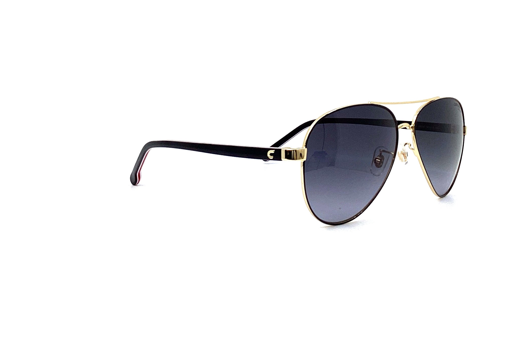 Carrera 3003/S Black Gold Sunglasses - Polarized UV Protection Aviator Style for Men & Women - Perfect for Driving, Travel & Outdoor Activities