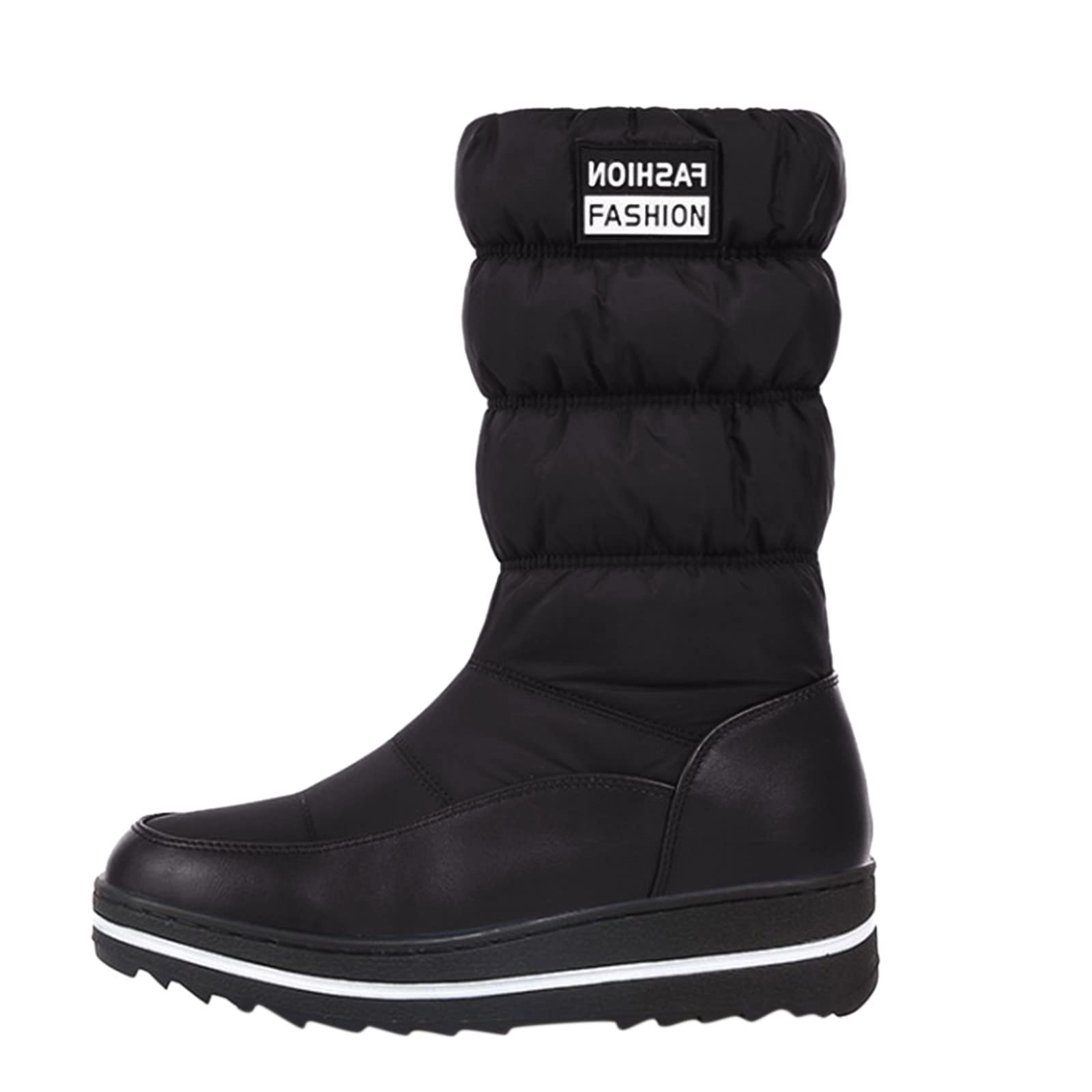 **Thigh High Winter Boots for Women - Plush Snow Boots with Waterproof & Non-Slip Sole - Warm & Fashionable Women's Boots for Snow, Ice & Cold Weather**