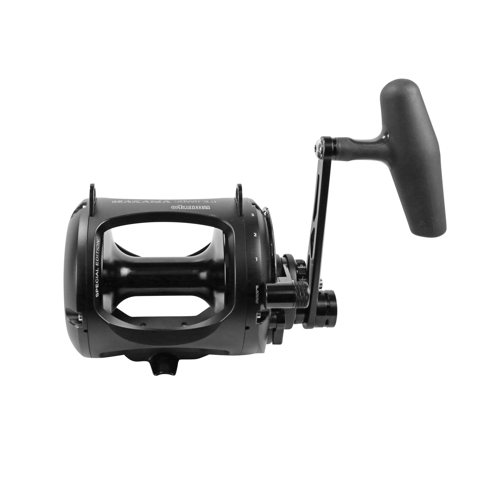 Okuma Makaira SEA Land Based Shark Fishing Reel - Version 2 Speed Lever Drag Saltwater Reel for Big Game Fishing - Perfect for Shark Fishing, Offshore Trolling & Heavy Saltwater Angling