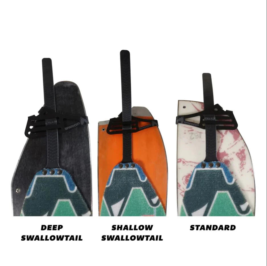 Spark R&D Tail Clip Kit - High Performance Snowboard Binding Accessories for Splitboards | Perfect for Backcountry Snowboarding & Powder Riding