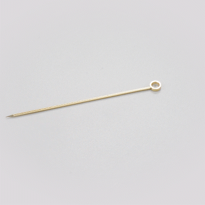 Bar Lux Gold Plated Stainless Steel Cocktail Picks - Set of 10 (4.5 inch) - Elegant Drink Stirrers for Cocktails, Martinis & Beverages - Perfect for Home Bars, Parties & Gifts