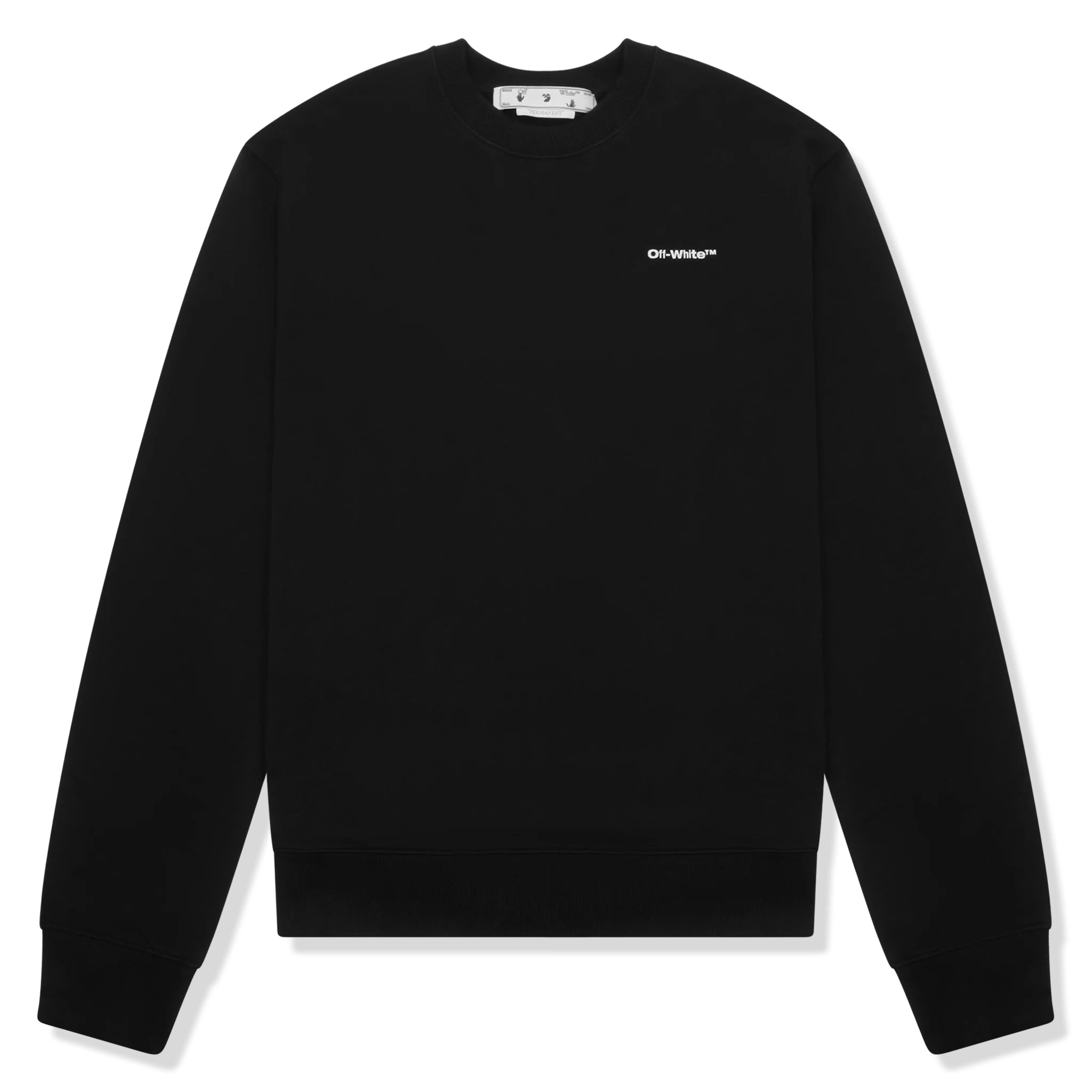 Off-White Wave Outline Diagonal Slim Fit Sweatshirt - Trendy Streetwear for Men & Women - Perfect for Casual Outfits, Gym Wear & Urban Fashion