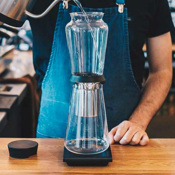 Hario Shizuku Slow Drip Cold Brew Coffee Maker - Premium Japanese Glass Iced Coffee Dripper for Home & Office Use