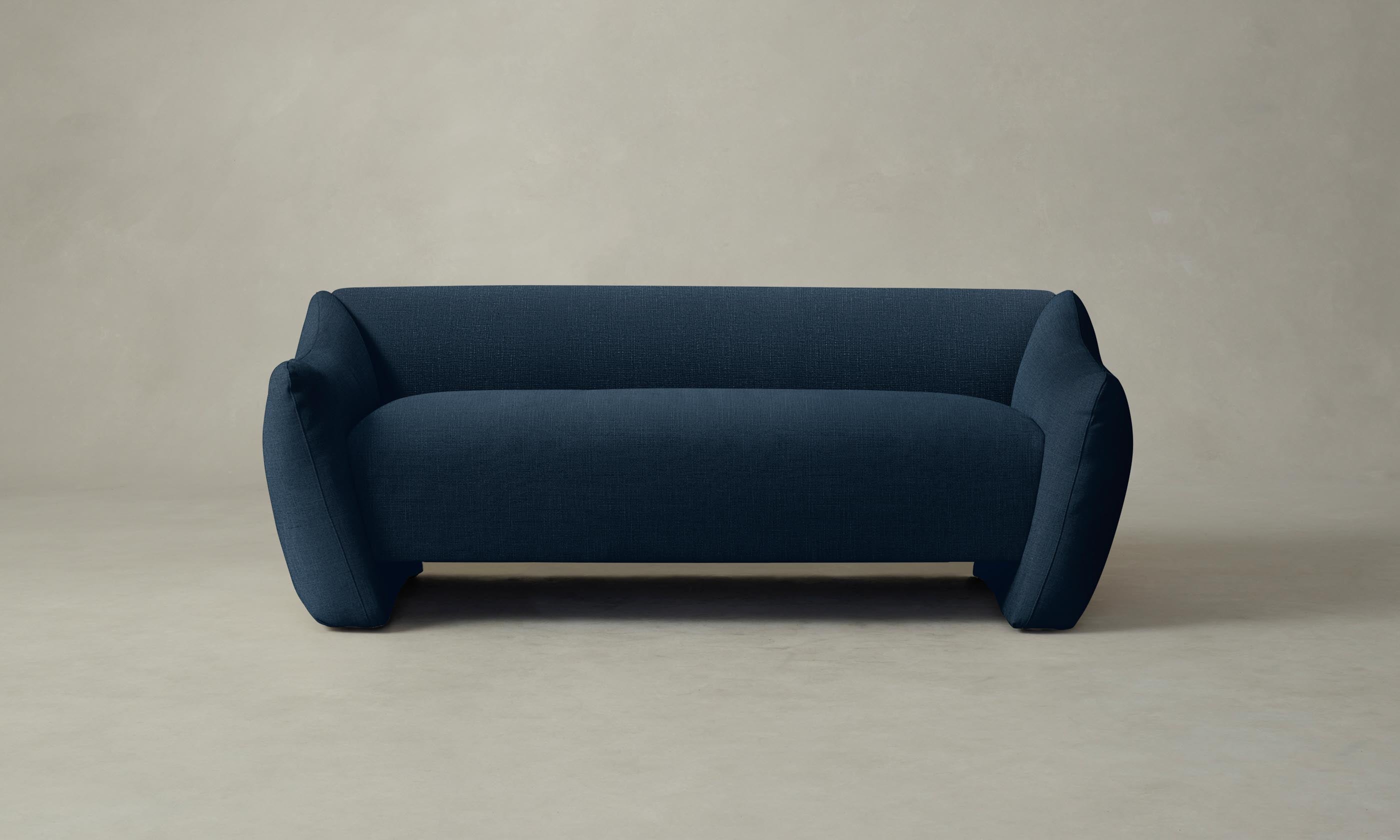 The Bond Settee - Premium Performance Linen Weave Bay Sofa for Modern Living Rooms & Cozy Home Decor