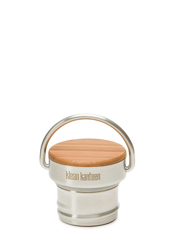 Klean Kanteen Bamboo Cap - Eco-Friendly Reusable Water Bottle Lid for Hiking, Camping & Daily Use