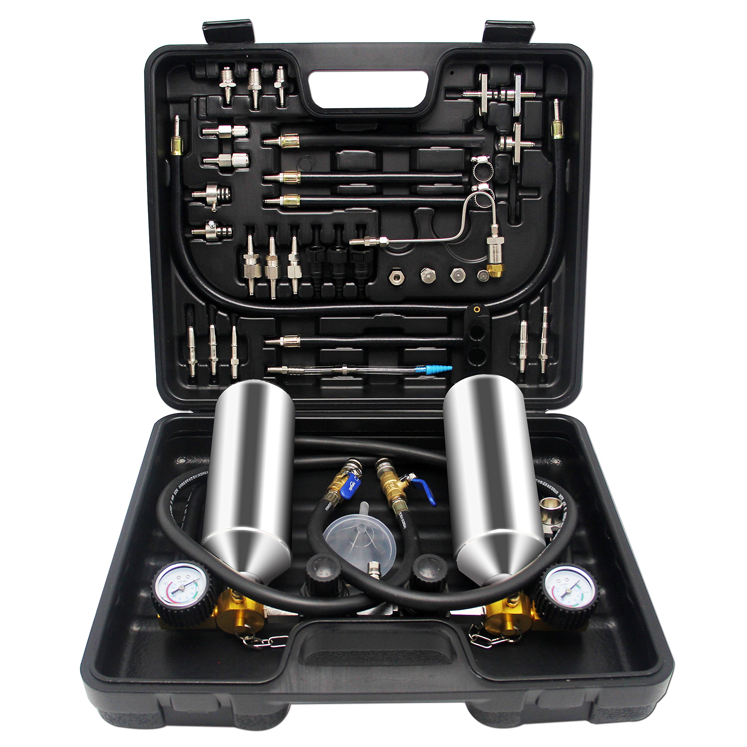 BAOSHISHAN Fuel Injector Cleaner Kit - Non-Dismantle Throttle & Fuel System Cleaner for Cars, Trucks, SUVs - 2 Bottle Professional Auto Maintenance Set - Improve Engine Performance & Fuel Efficiency