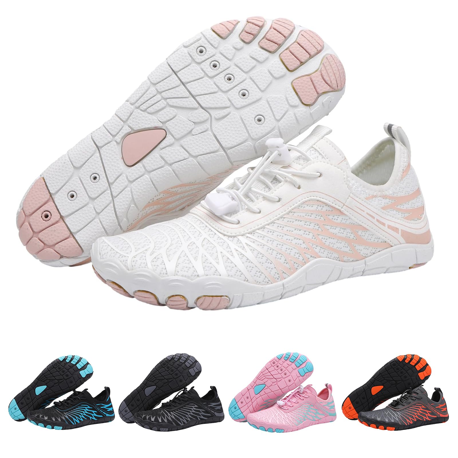 Lorax Pro Barefoot Hiking Boots for Women - Waterproof, Non-Slip, Wide Toe Box Outdoor Shoes | Healthy Minimalist Footwear for Trail Running & Nature Walks