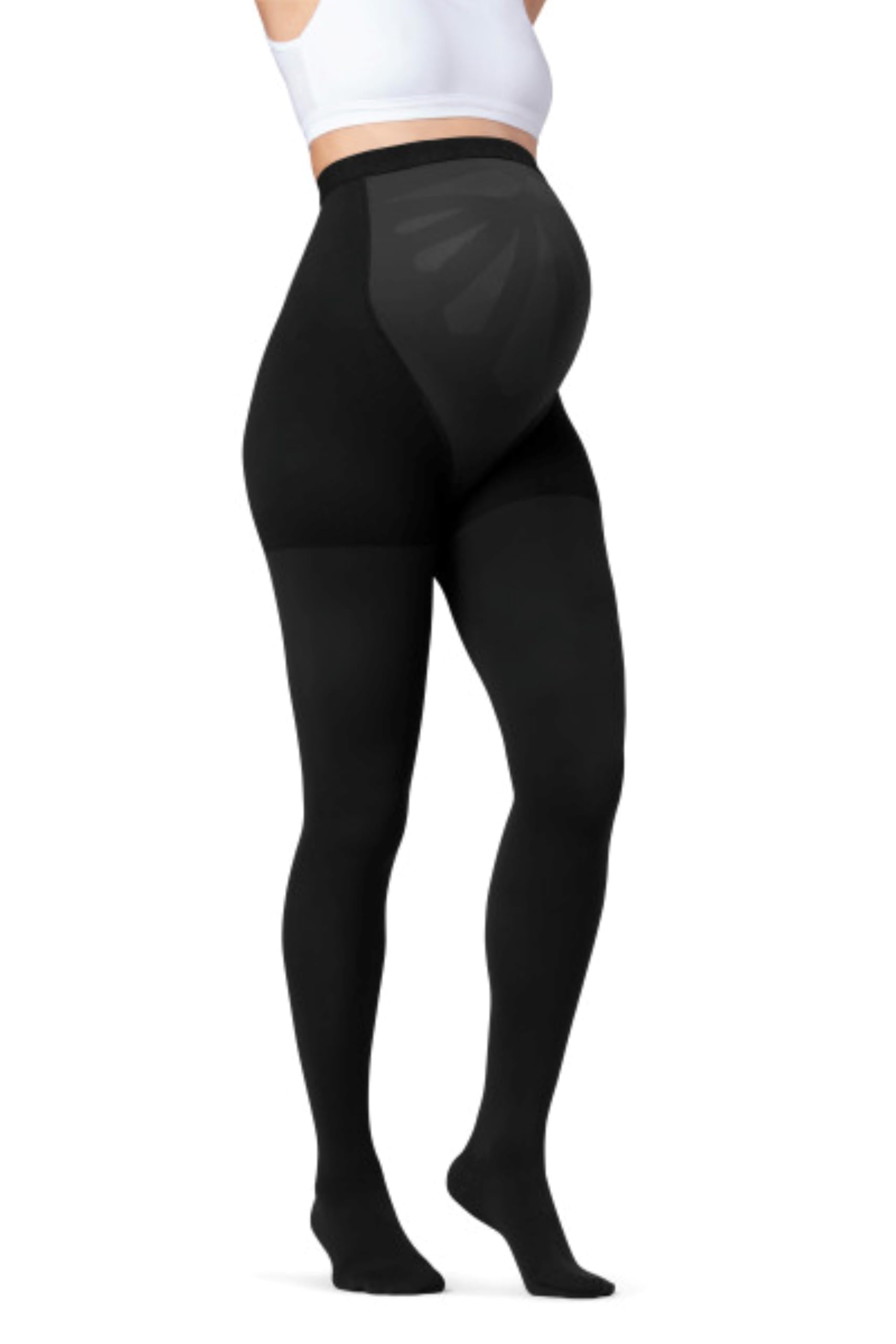 JOBST Maternity Compression Stockings - Waist High Opaque Pantyhose, Closed Toe, 20-30 mmHg Moderate Support for Pregnancy Swelling & Varicose Veins | Ideal for Pregnant Women, Long Flights & Office Work