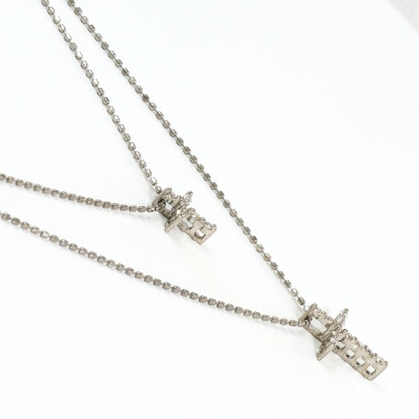 18K White Gold Diamond Necklace for Women - Elegant & Luxurious Jewelry Gift for Anniversary, Wedding, or Special Occasion