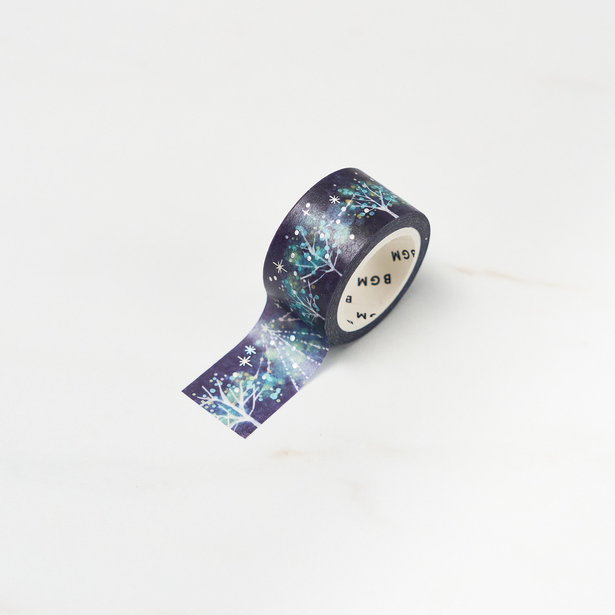 BGM 2024 Christmas Series Foil Masking Tape - Festive Decorative Washi Tape for Scrapbooking, Gift Wrapping & Holiday Crafts - Perfect for DIY Projects, Journaling and Home Decor
