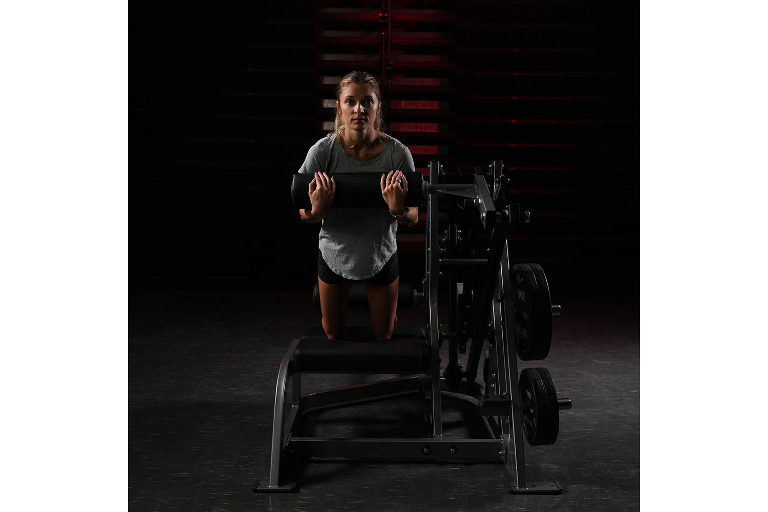 Hammer Strength Assisted Nordic Hamstring Curl Machine - Professional Gym Equipment for Leg Workouts - Perfect for Home & Commercial Use