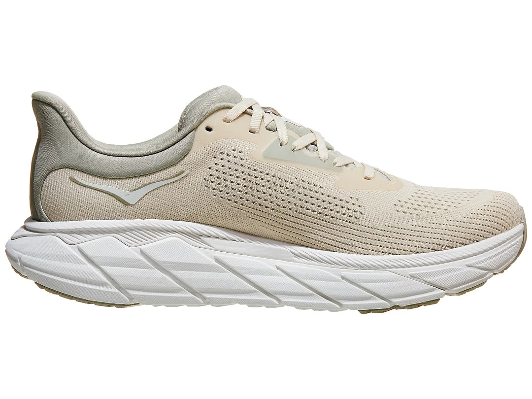 HOKA Arahi 7 Running Shoes for Men - Wide Width - Oat Milk/Barley Color - Stability & Cushion for Road Running, Walking & Everyday Wear